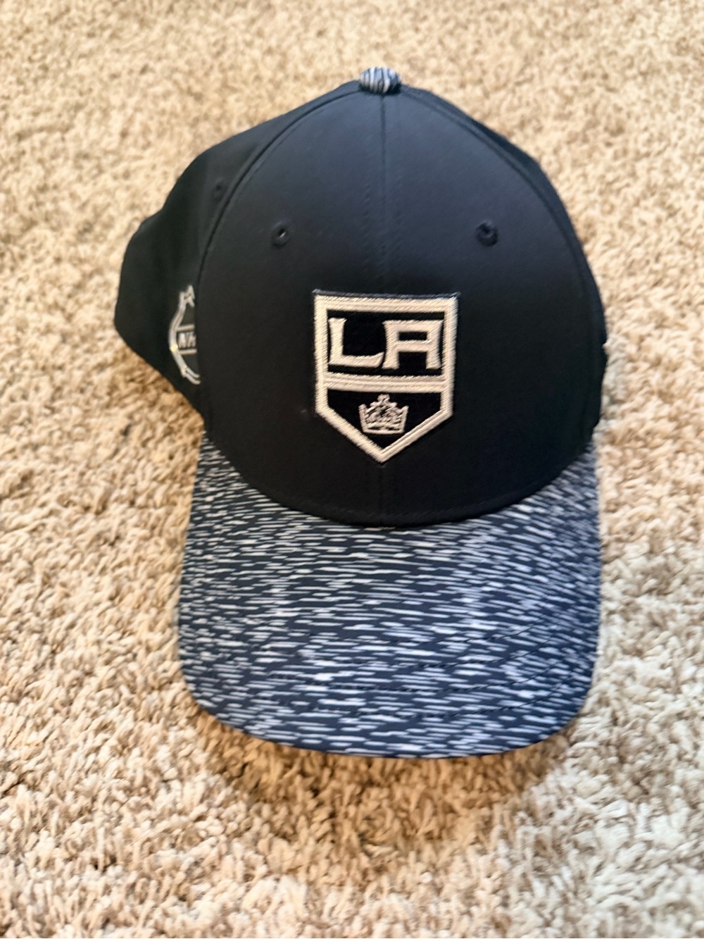 Fanatics LA Kings Black Cap with Gray Patterned Brim